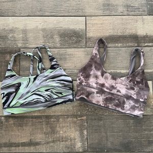 Set of 2 lululemon sports bras